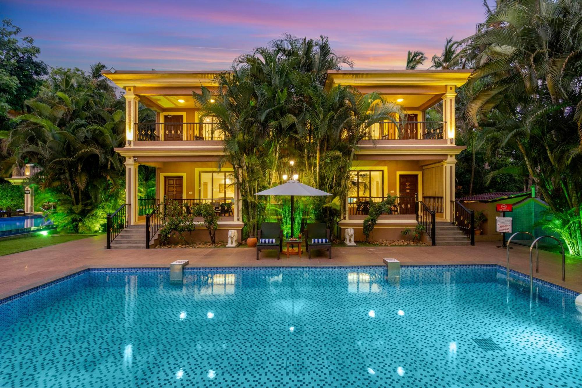 Seashell Suites And Villas- Candolim Goa Esterno foto