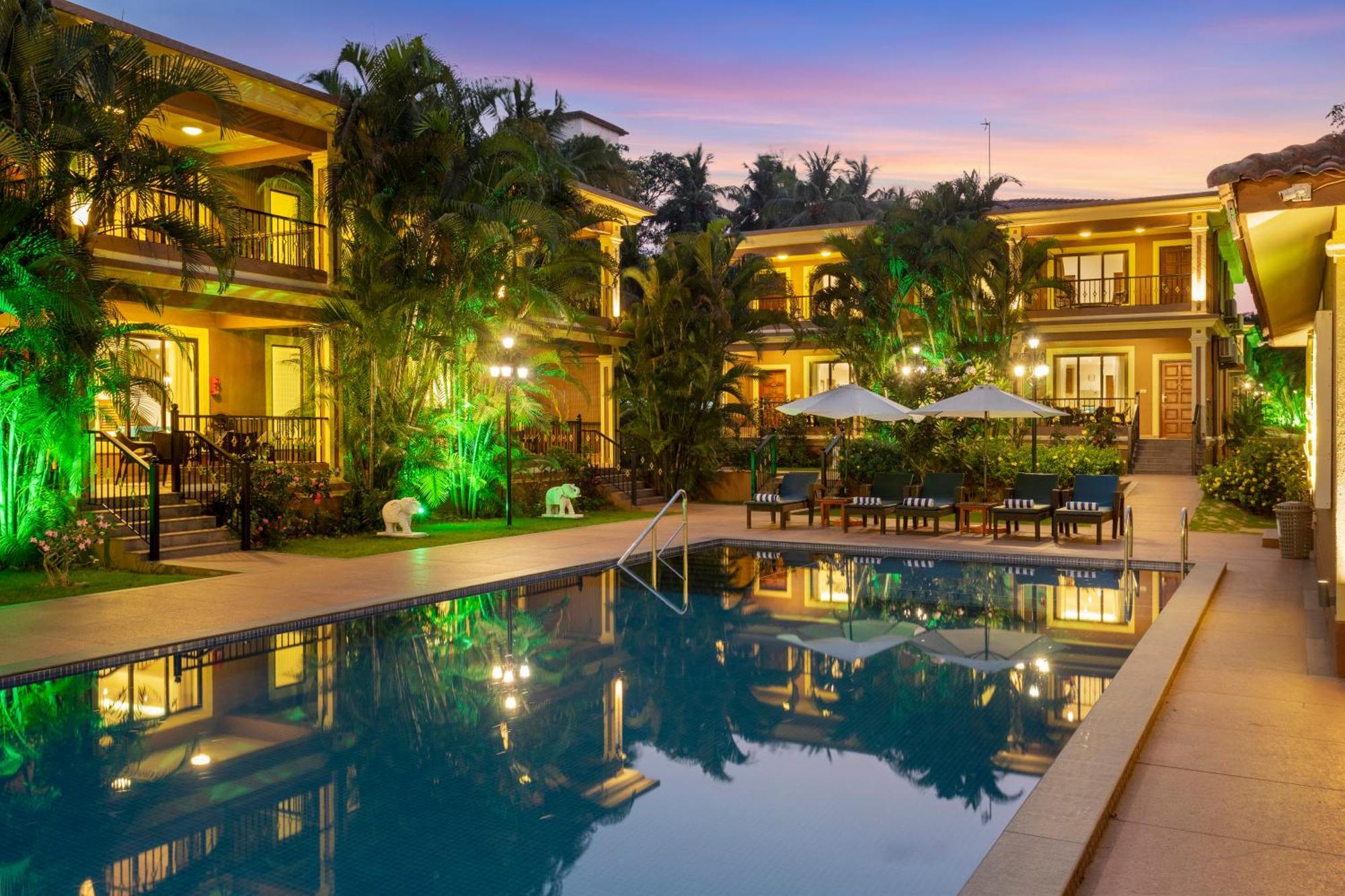 Seashell Suites And Villas- Candolim Goa Esterno foto